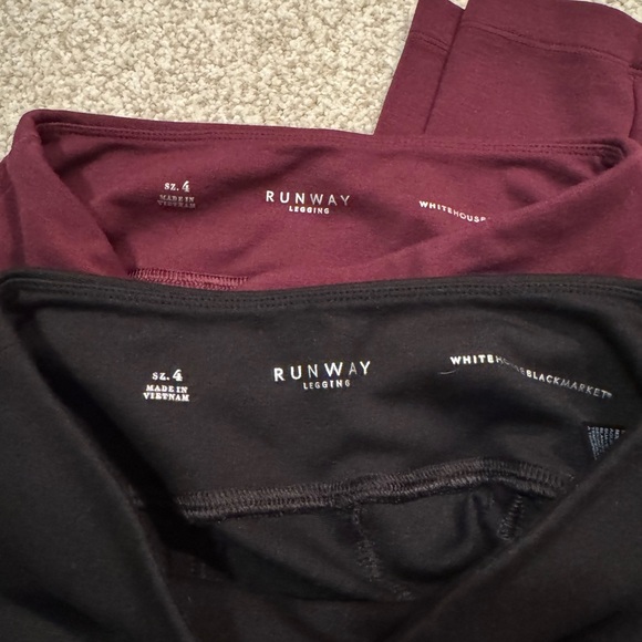 2 pair of runway leggings from WHBM - Picture 2 of 5
